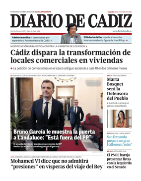 Cover of Diario de Cadiz