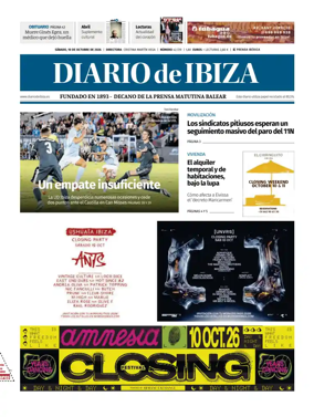 Cover of Diario de Ibiza