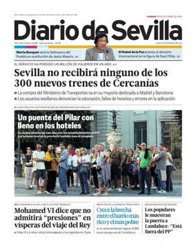 Cover of Diario de Sevilla