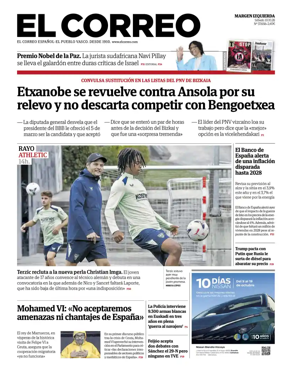 Cover of El Correo (Margen izquierda)