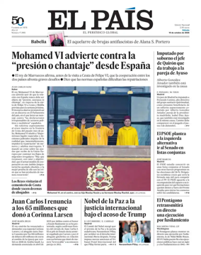 Cover of El Pais (Galicia)