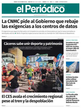 Cover of El Periodico Extremadura