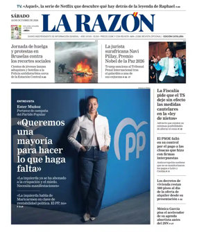 Cover of La Razon (Cataluna)