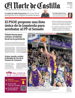 Cover of Norte de Castilla (Palencia)