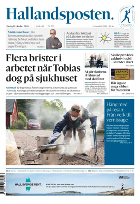 Cover of Hallandsposten