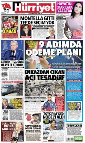 Cover of Hurriyet