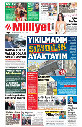 Cover of Milliyet