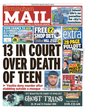 Cover of Birmingham Mail