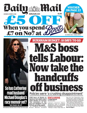 Cover of Daily Mail