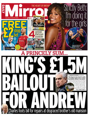 Cover of Daily Mirror