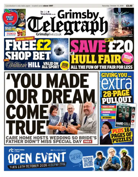 Cover of Grimsby Telegraph