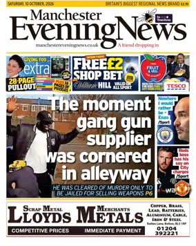 Cover of Manchester Evening News