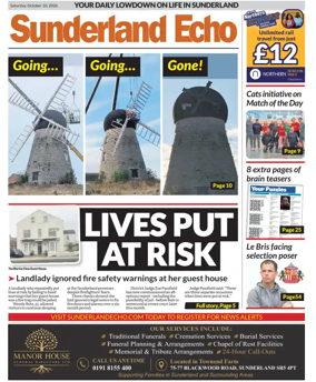 Cover of Sunderland Echo