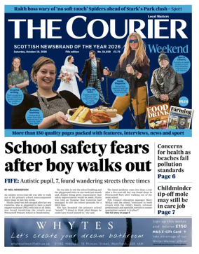 Cover of The Courier & Advertiser (Fife Edition)