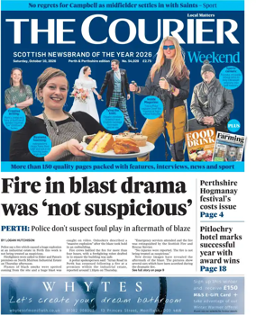 Cover of The Courier & Advertiser (Perth and Perthshire Edition)