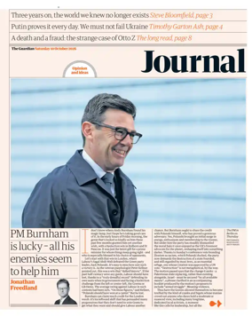 Cover of The Guardian e-paper Journal