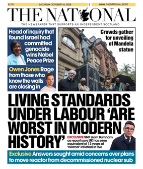Cover of The National (Scotland)