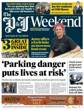 Cover of The Press and Journal (Inverness Highlands and Islands)