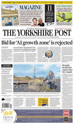 Cover of Yorkshire Post