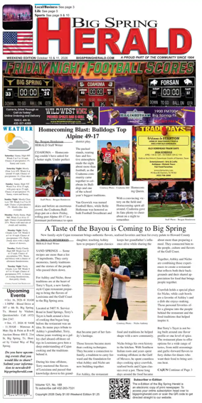 Cover of Big Spring Herald Weekend