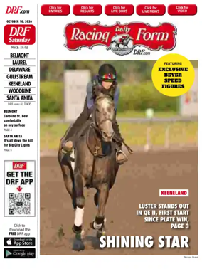 Cover of Daily Racing Form National Digital Edition