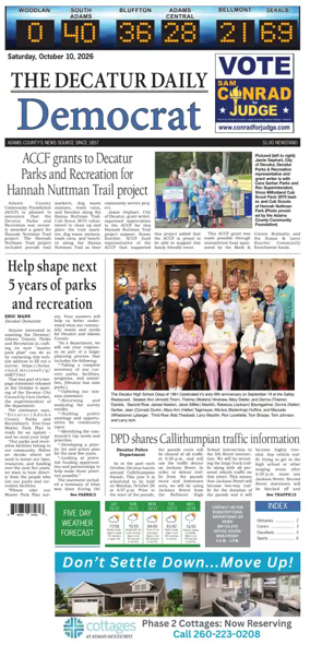 Cover of The Decatur Daily Democrat