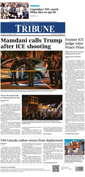 Cover of Great Falls Tribune