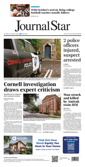 Cover of Journal Star (Peoria)