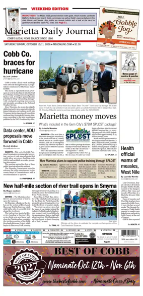 Cover of Marietta Daily Journal