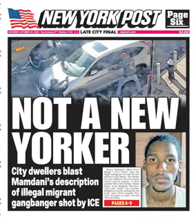 Cover of New York Post