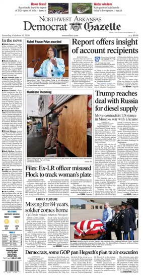Cover of Northwest Arkansas Democrat-Gazette