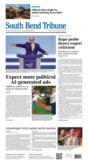 Cover of South Bend Tribune