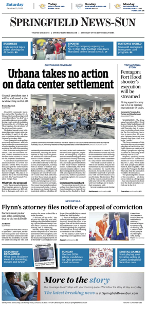 Cover of Springfield News-Sun