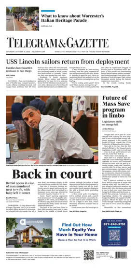 Cover of Telegram & Gazette