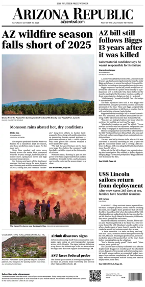Cover of The Arizona Republic