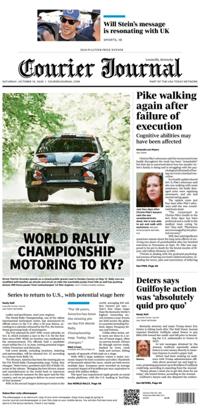 Cover of The Courier-Journal (Louisville)
