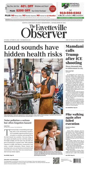 Cover of The Fayetteville Observer