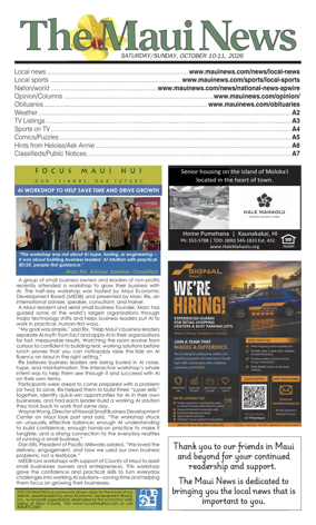 Cover of The Maui News - Weekender