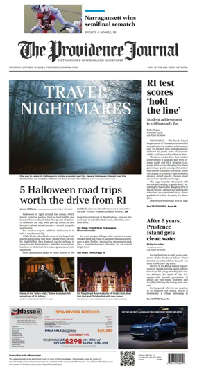 Cover of The Providence Journal