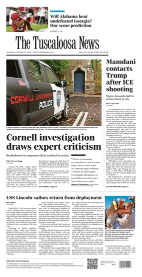 Cover of The Tuscaloosa News