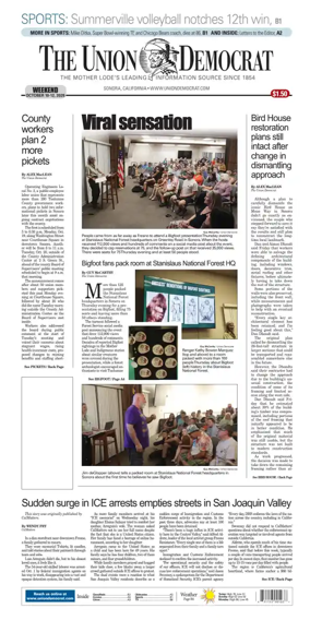 Cover of The Union Democrat