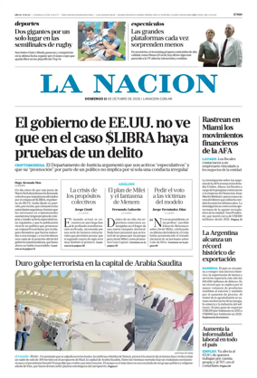 Cover of La Nacion