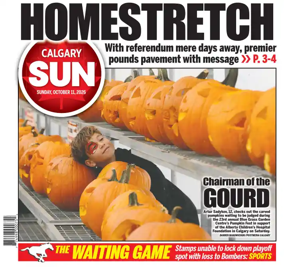 Cover of Calgary Sun