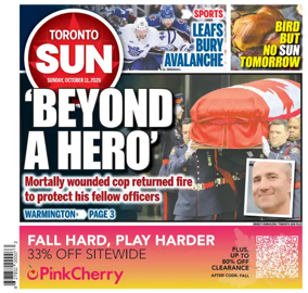 Cover of Toronto Sun