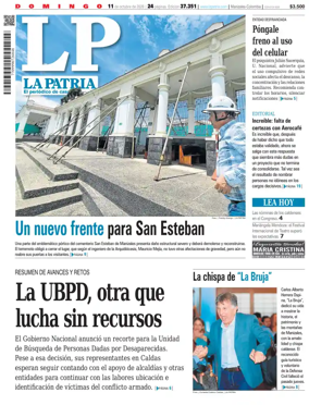 Cover of La Patria (Colombia)
