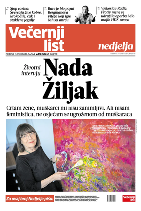 Cover of Vecernji list - Zagreb