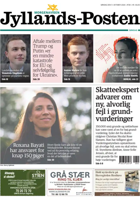 Cover of Jyllands-Posten Sondag