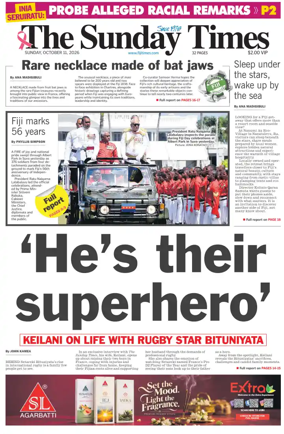 Cover of The Fiji Times