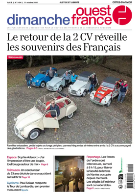 Cover of Dimanche Ouest France (Cotes-d'Armor)