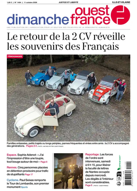 Cover of Dimanche Ouest France (Ille-et-Vilaine)